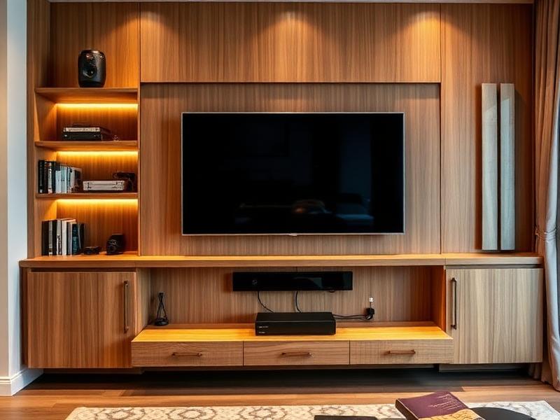 Entertainment Centers - Custom design and installation in Orlando and Central Florida