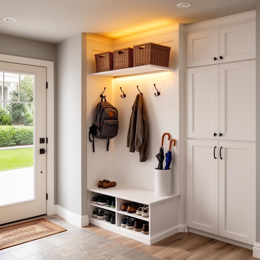 Hall & Entry Closets - Custom design and installation in Orlando and Central Florida