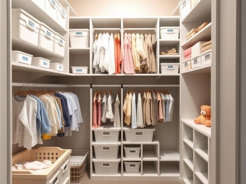 Nursery Closets - Custom design and installation in Orlando and Central Florida
